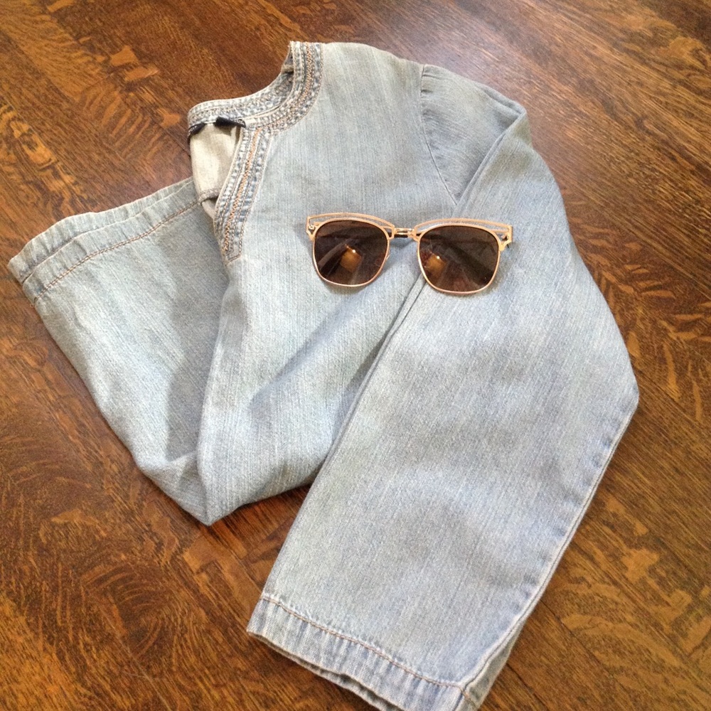 Summer denim boho top 💫⭐️🔮