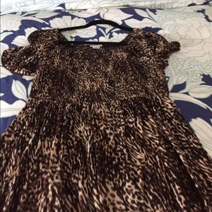 Leopard print Motherhood Maternity dress