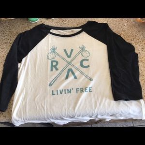 XL RVCA Baseball tee