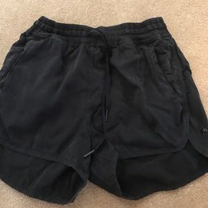 Black lululemon size 4 shorts
