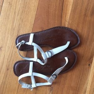 White American eagle sandals