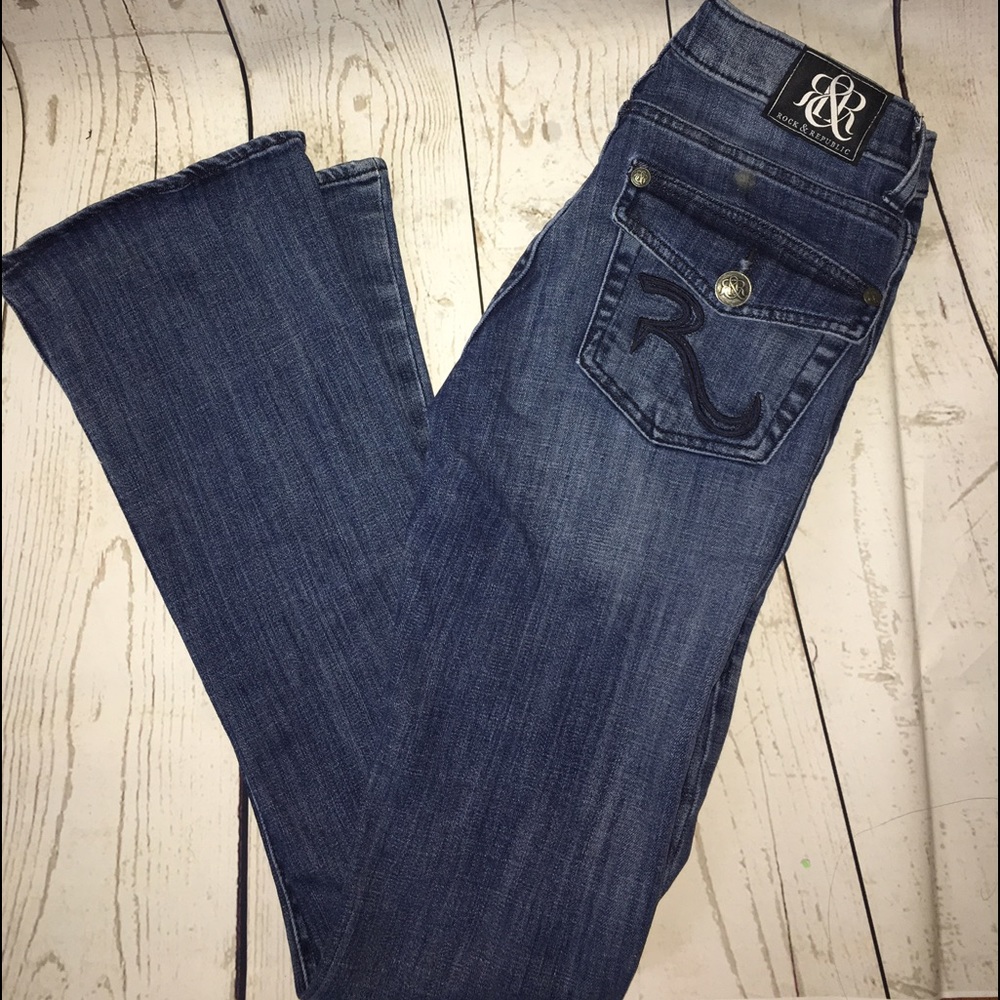 Rock & Republic Kasandra Size 2M Blue Jeans 26x31