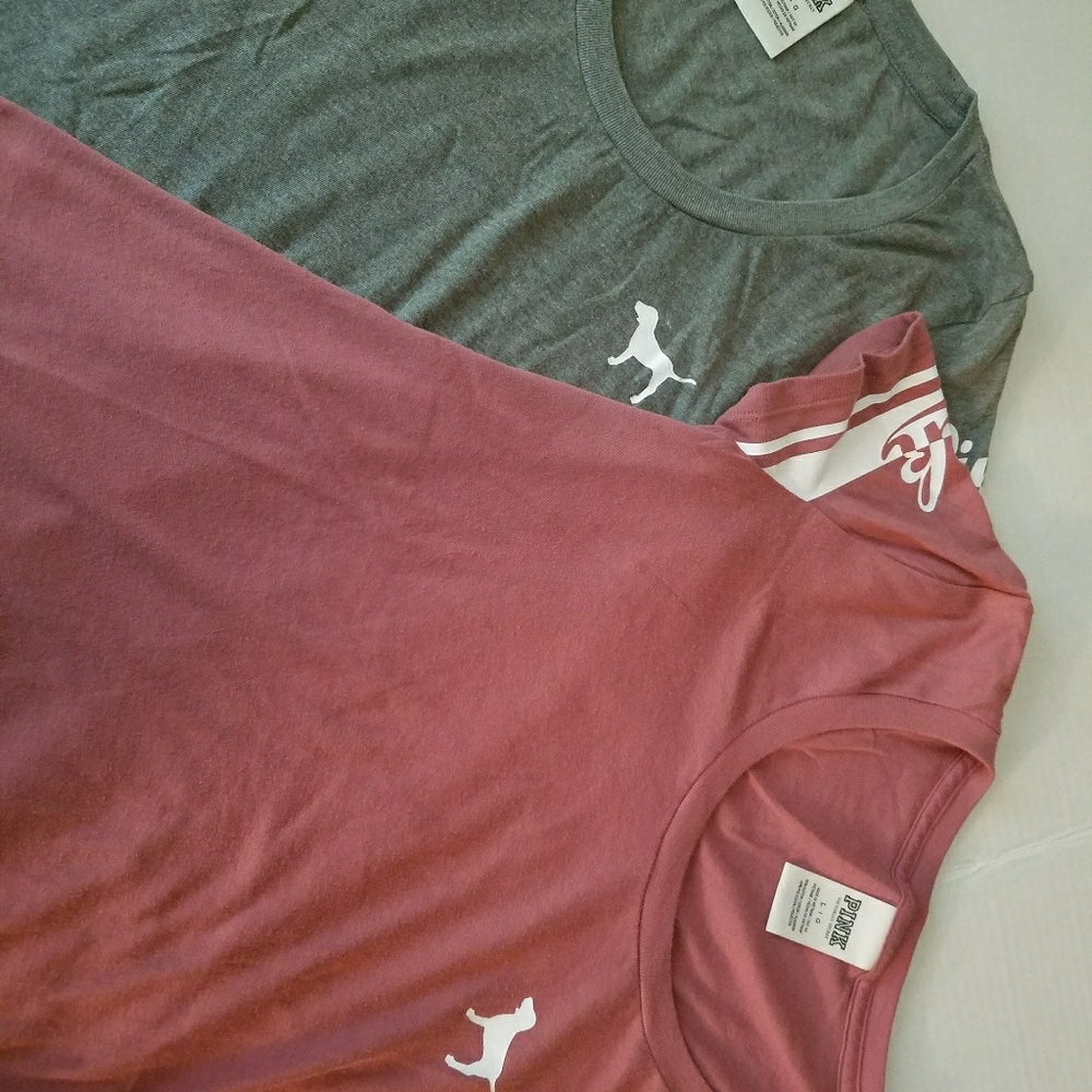 2 Victoria's secret pink t shirts