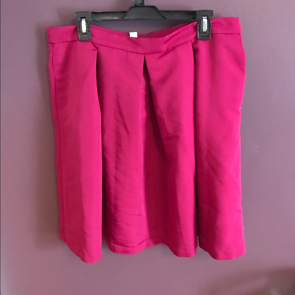 Fuschia skirt