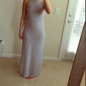 American Eagle striped Maxi dress