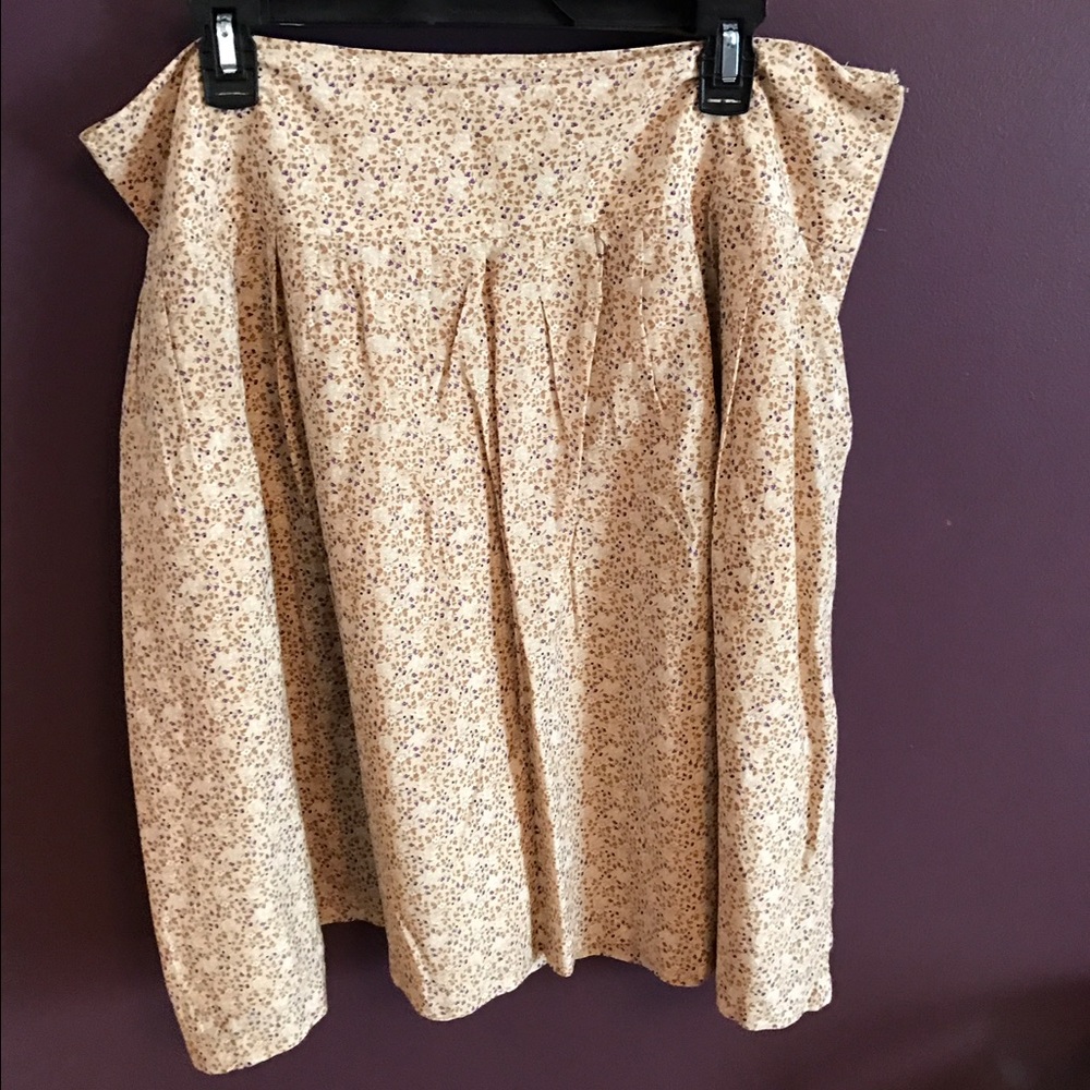 Small print floral skirt