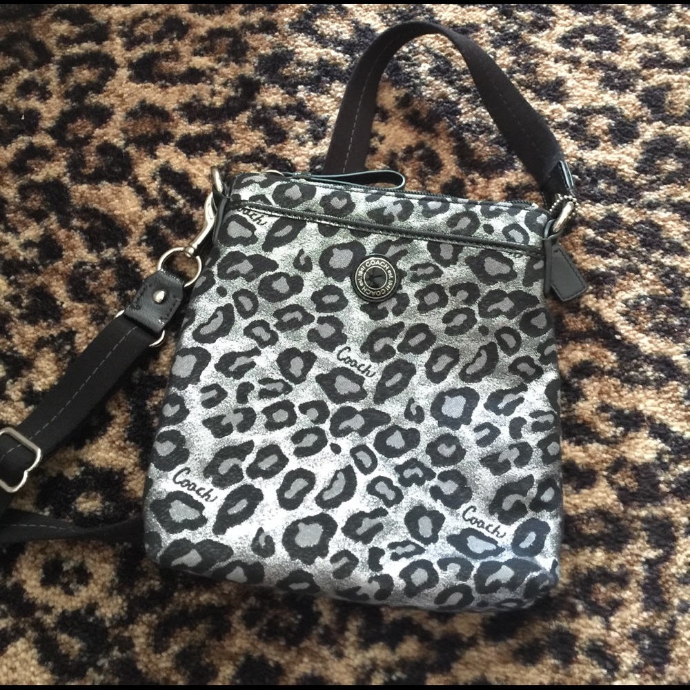 Coach Leopard Crossbody