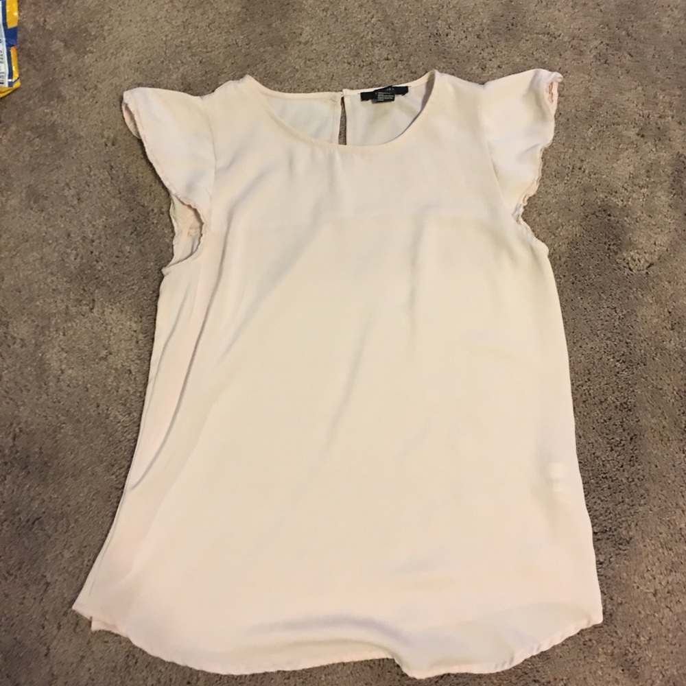Forever 21- peach short sleeve top