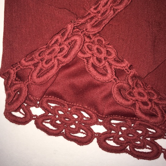 Festival Forever 21 Chiffon Shorts in Rust XS - Picture 3 of 7