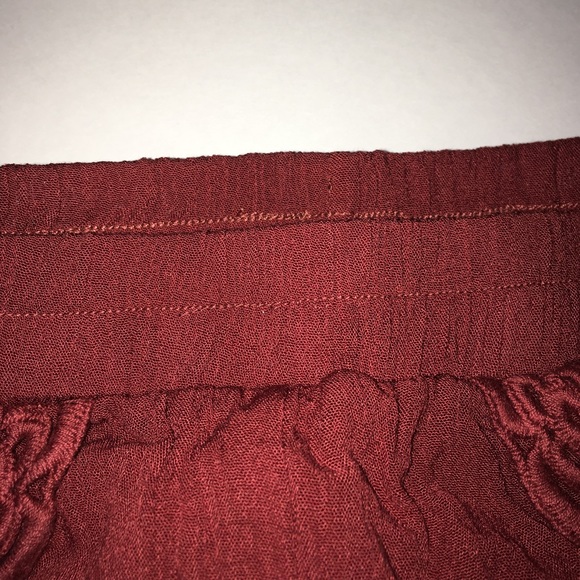 Festival Forever 21 Chiffon Shorts in Rust XS - Picture 5 of 7