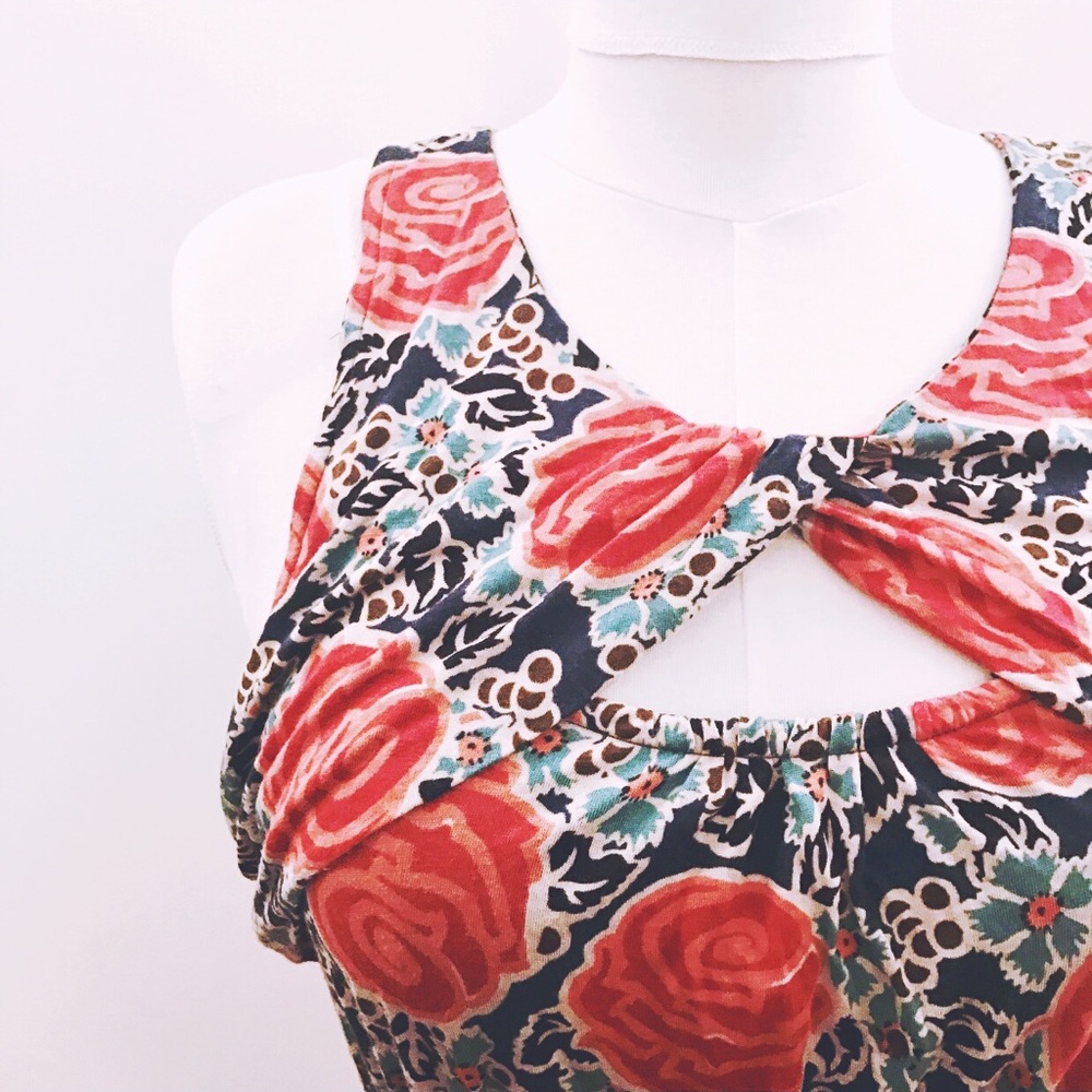 Anthropologie Meticulous Floribunda Chemise