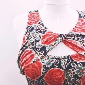 Anthropologie Meticulous Floribunda Chemise