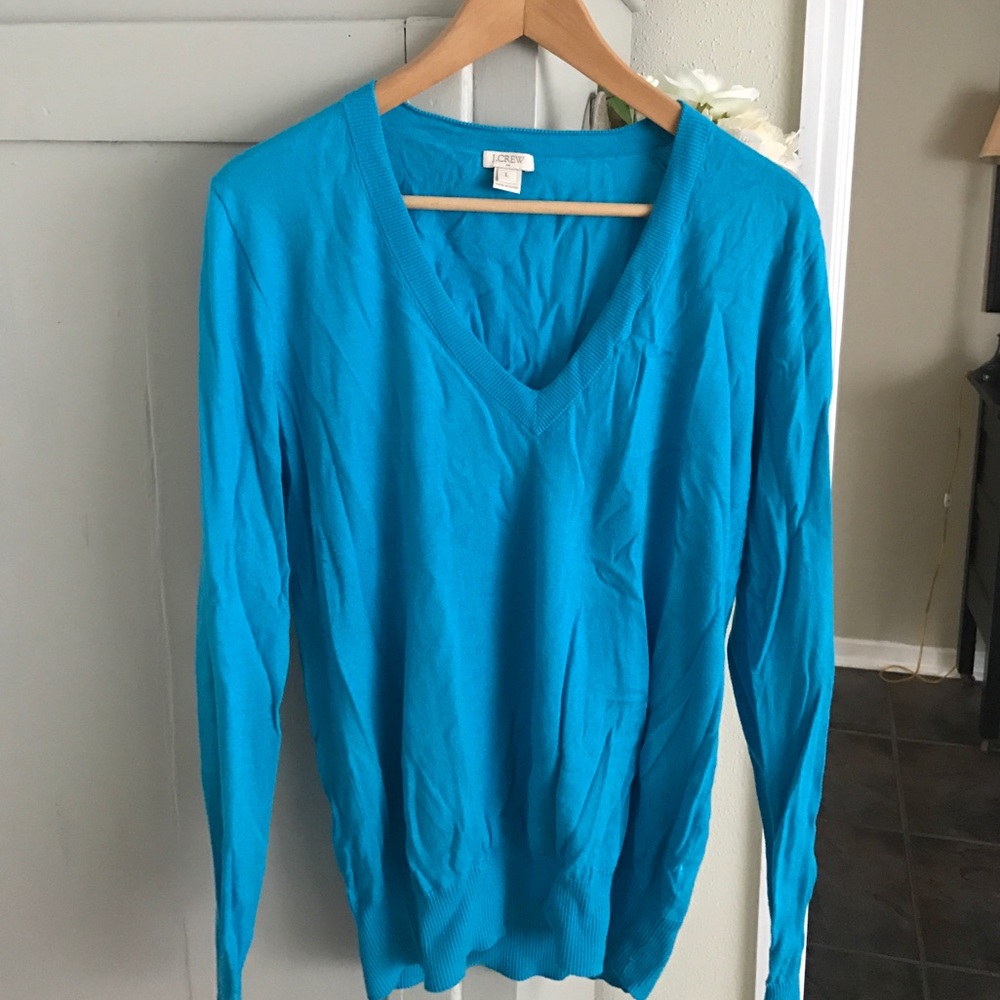 J. Crew v-neck sweater.