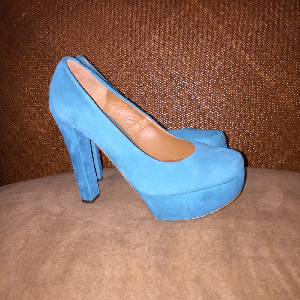 Blue Suede Shoes Sz 9 or 9.5