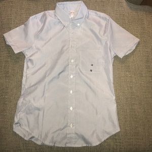 NWT American Apparel XXS short sleeve button down