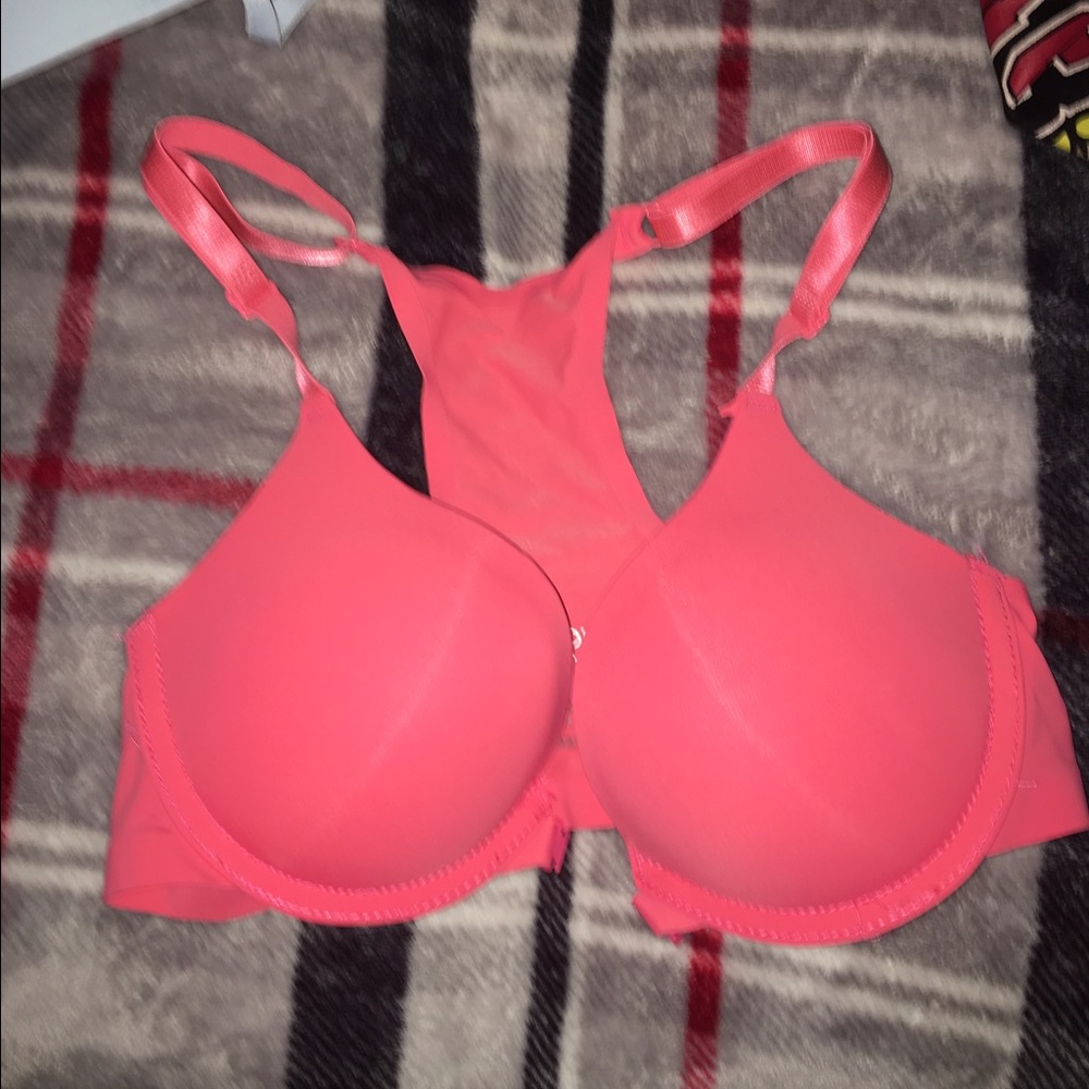 Pink bra