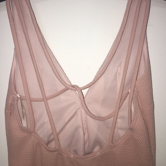 Strappy Back Pink Dress - Picture 2 of 3