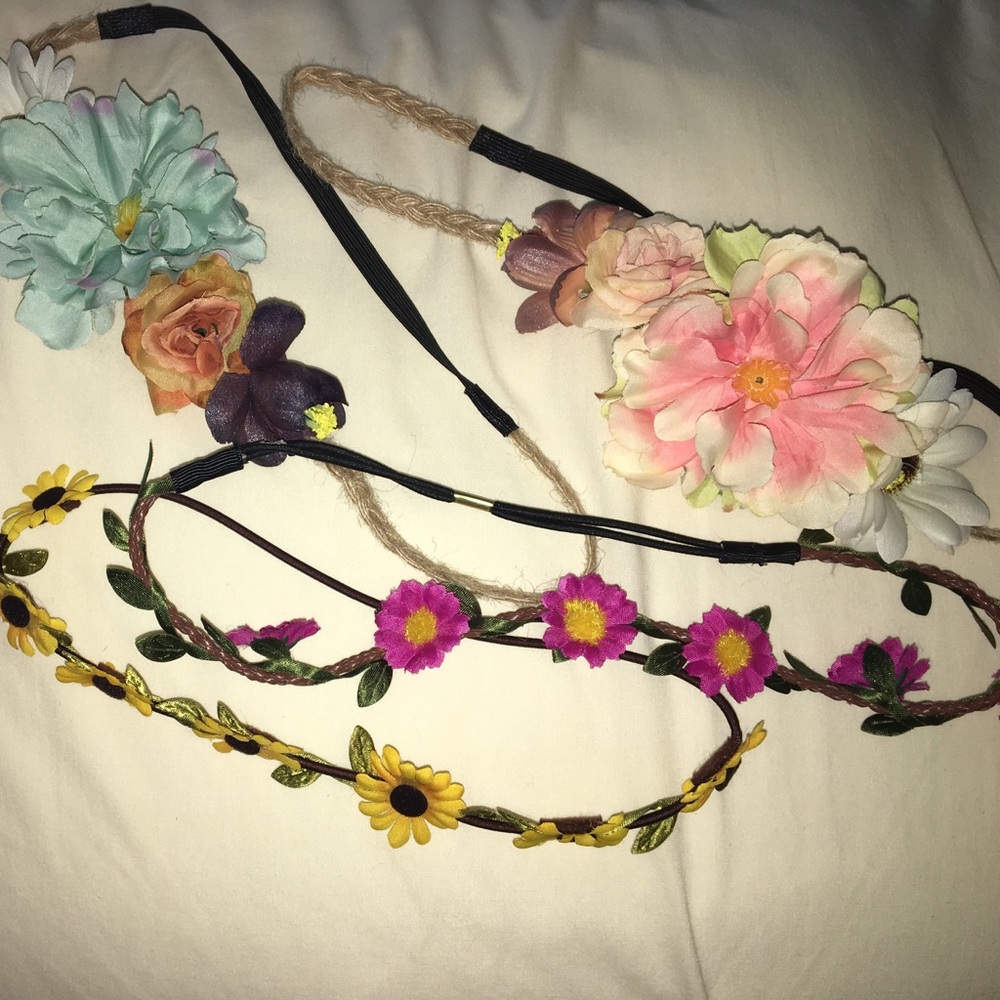 Flower Crowns (set of four)