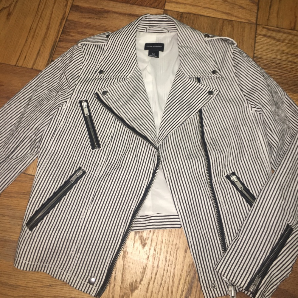 NWOT Club Monaco Striped Jacket - Picture 4 of 8