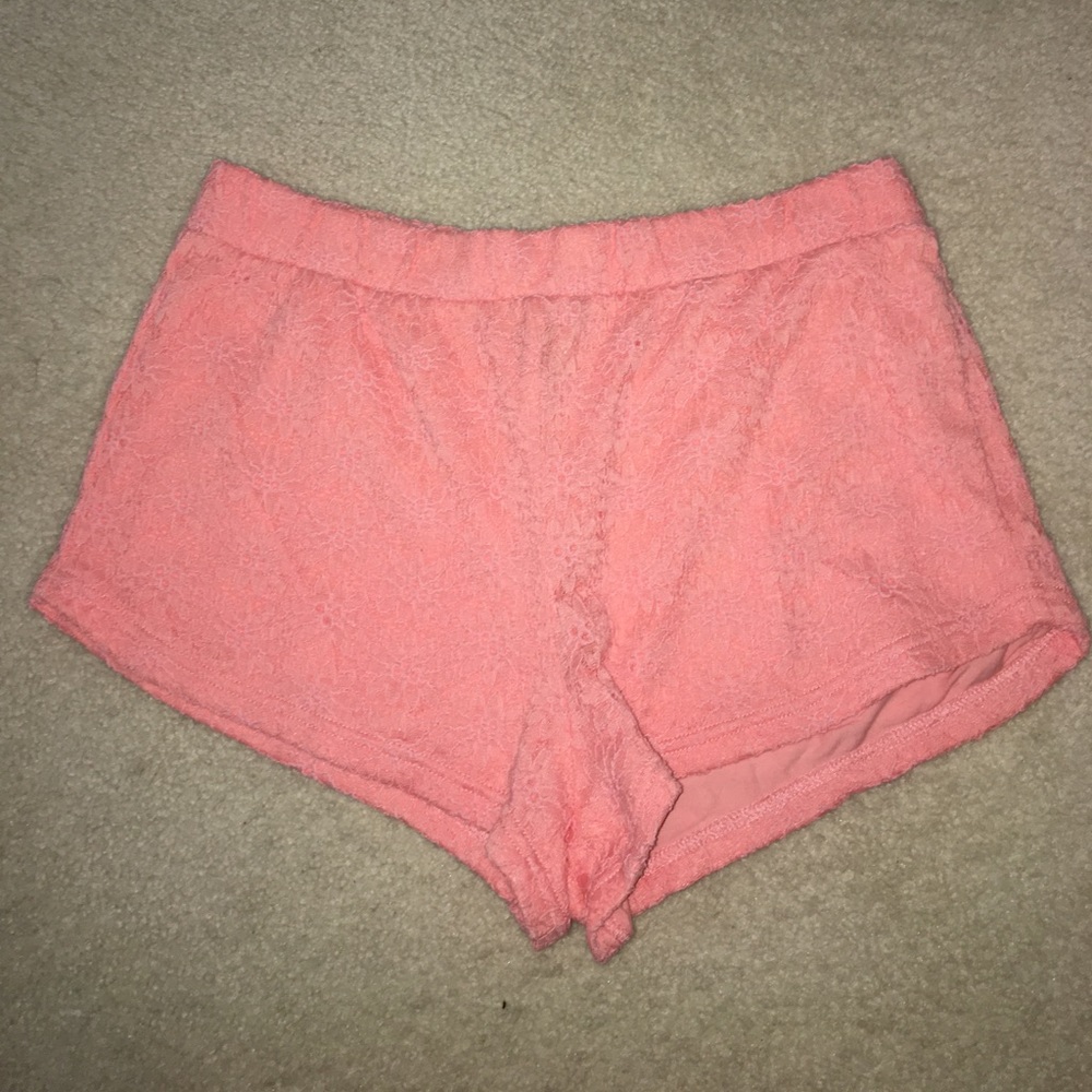 Forever 21 Floral Lace Shorts