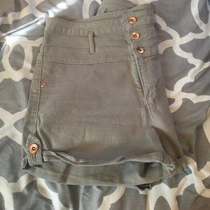 High waisted shorts