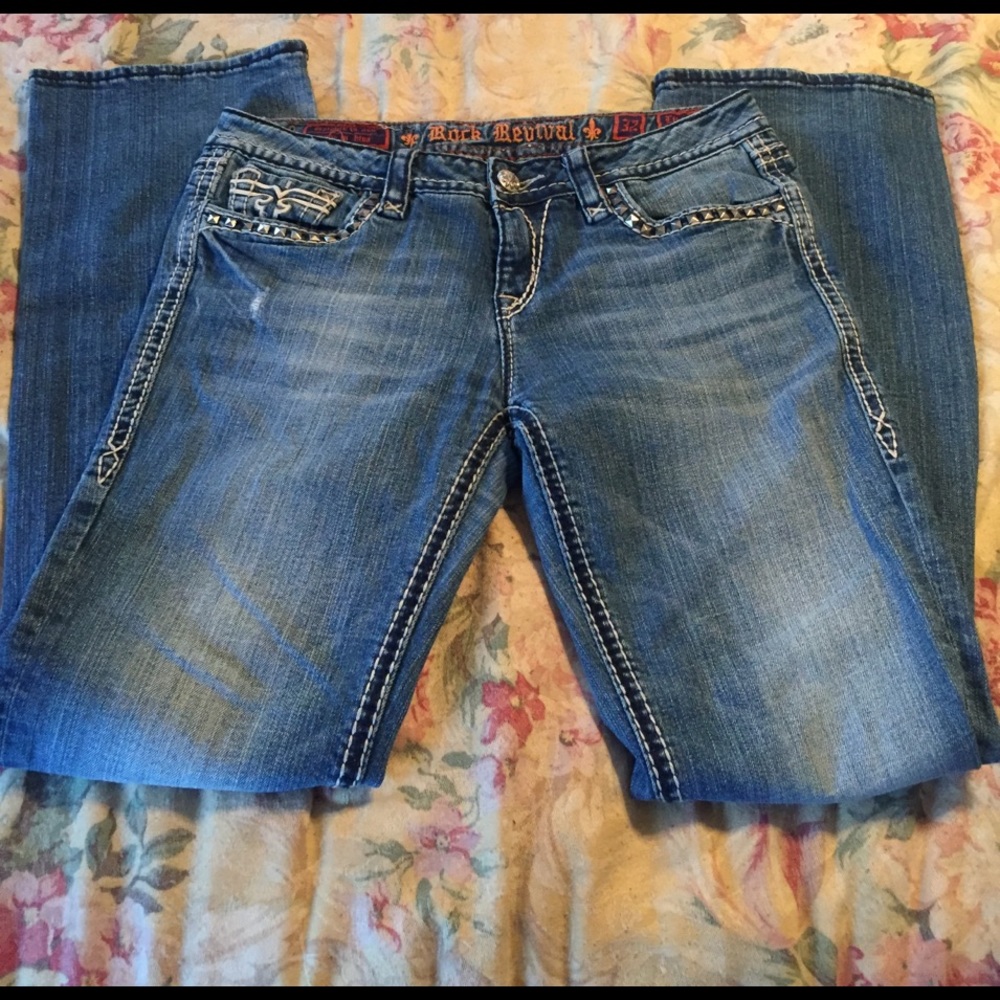 Rock Revival women's liberty bootcut jeans sz 32