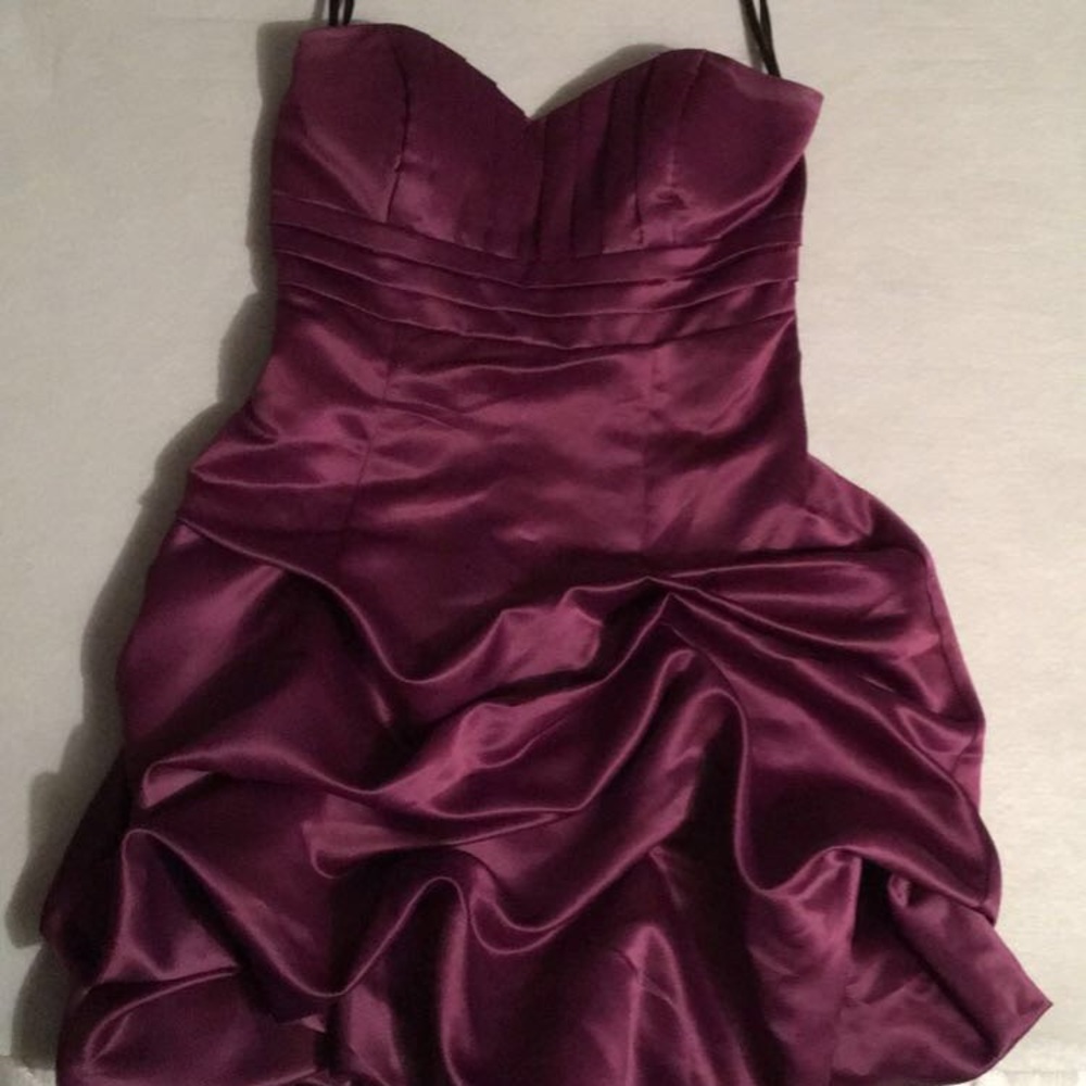 Purple semi formal dress