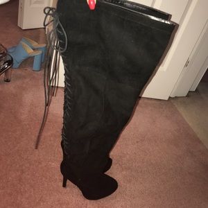 Thigh-high Boots! Worn once!