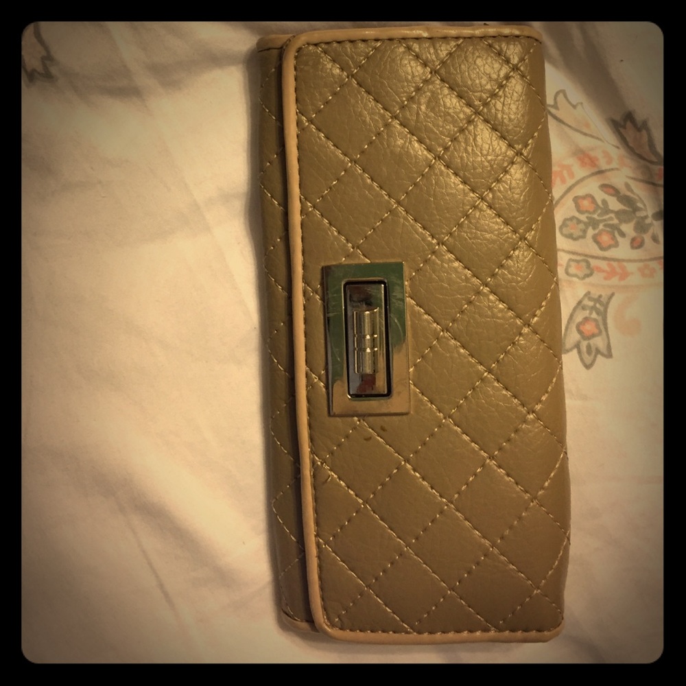 Beige wallet