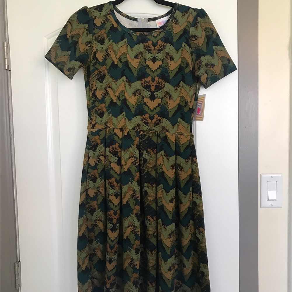 Lularoe Amelia Dress - patterned