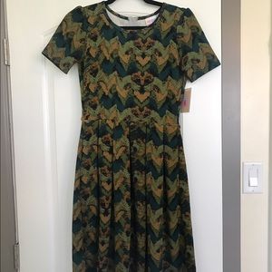 Lularoe Amelia Dress - patterned