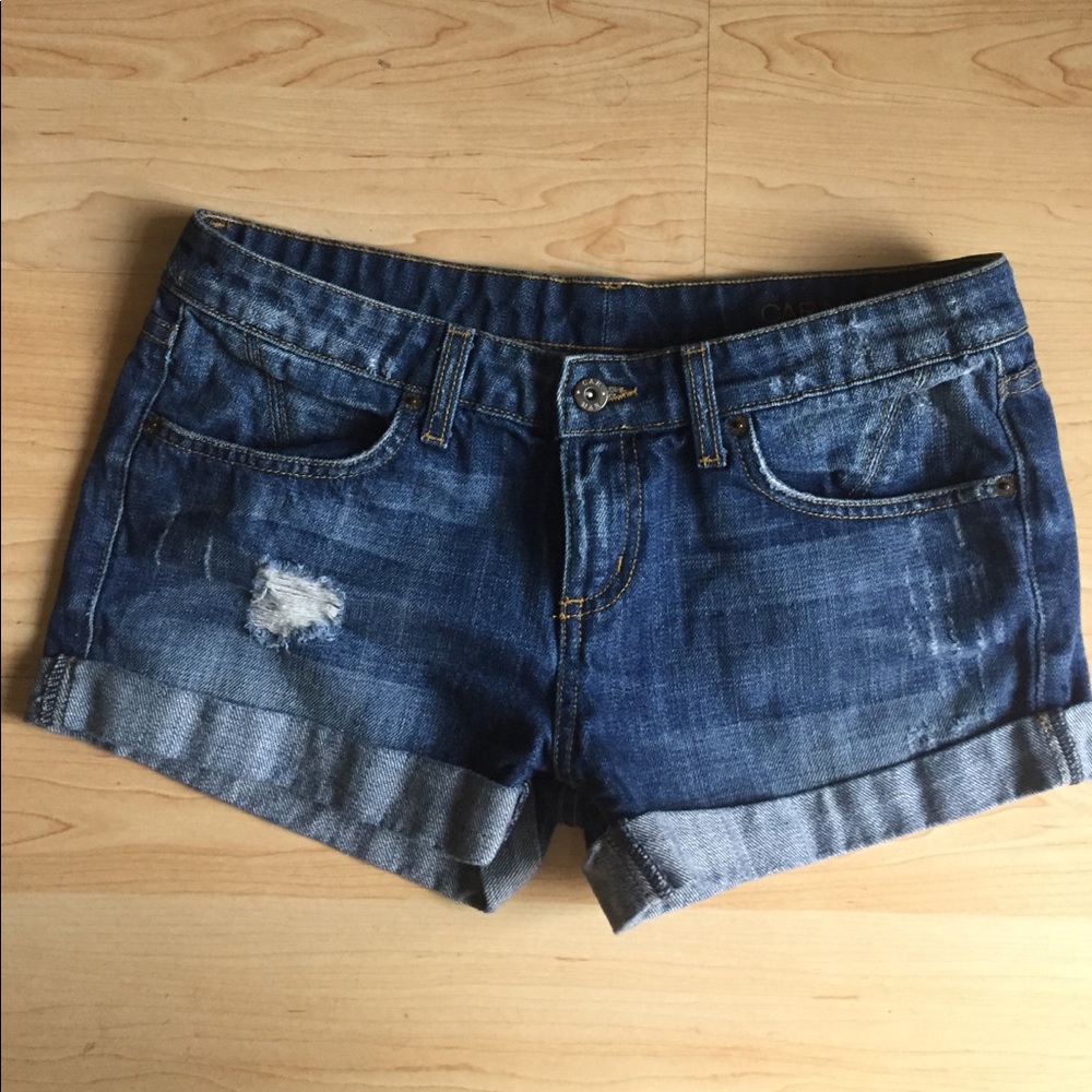 Perfect Condition Car Mar Denim Shorts / Size 28