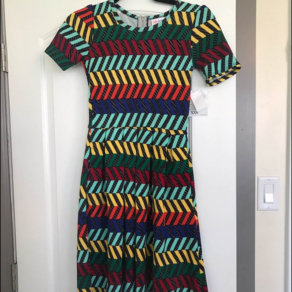 Lularoe Amelia Dress - Patterned