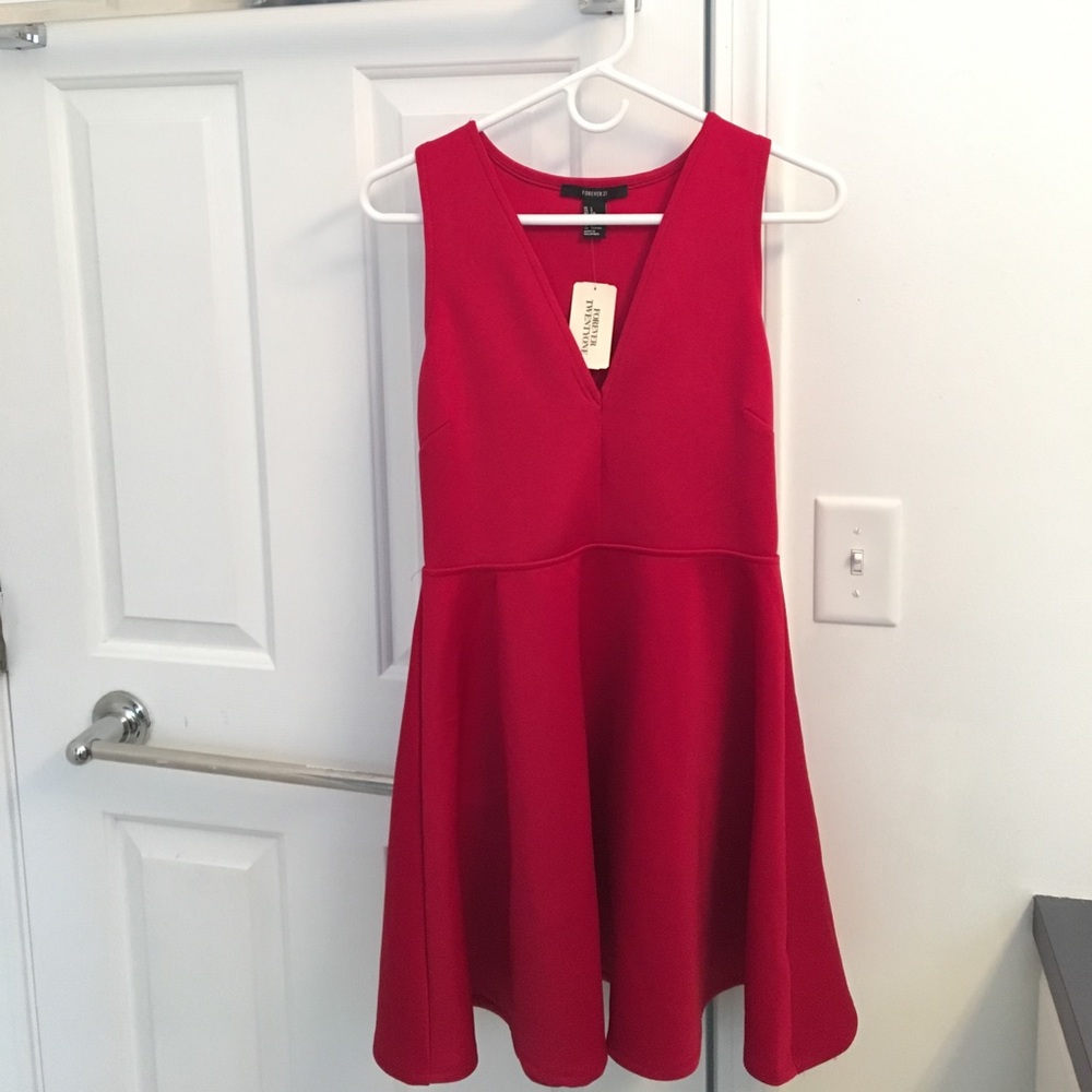 Red Forever 21 cocktail dress