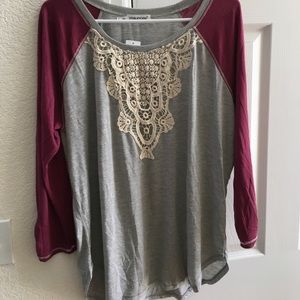 Maurice's 3/4 Sleeve Shirt