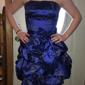Blue sparkle dress