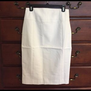 white pencil skirt