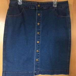 Forever 21 Denim Jean Skirt
