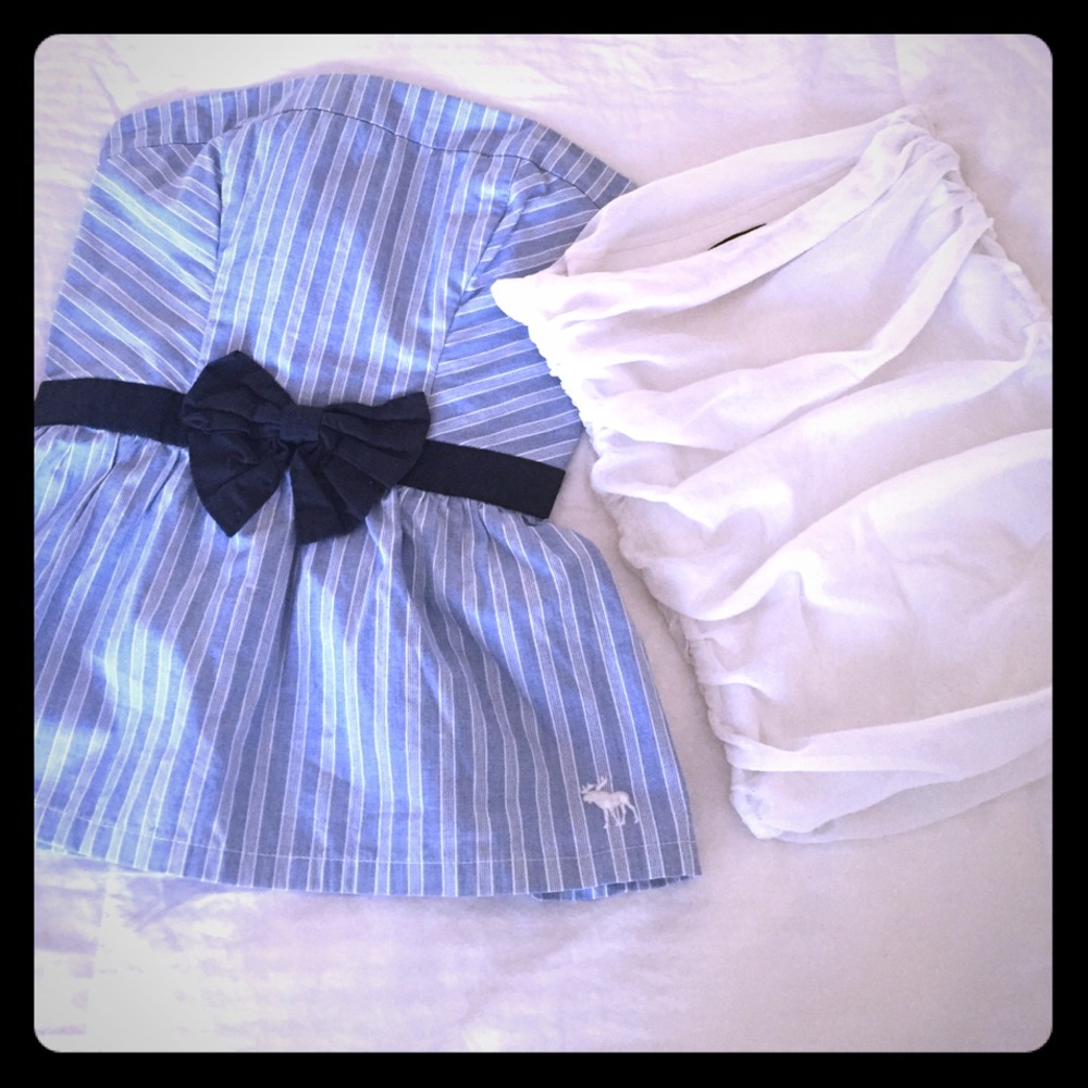 Abercrombie & Fitch top and white top