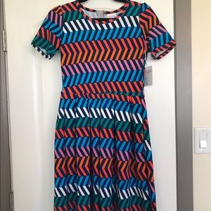 Lularoe Amelia Dress - patterned
