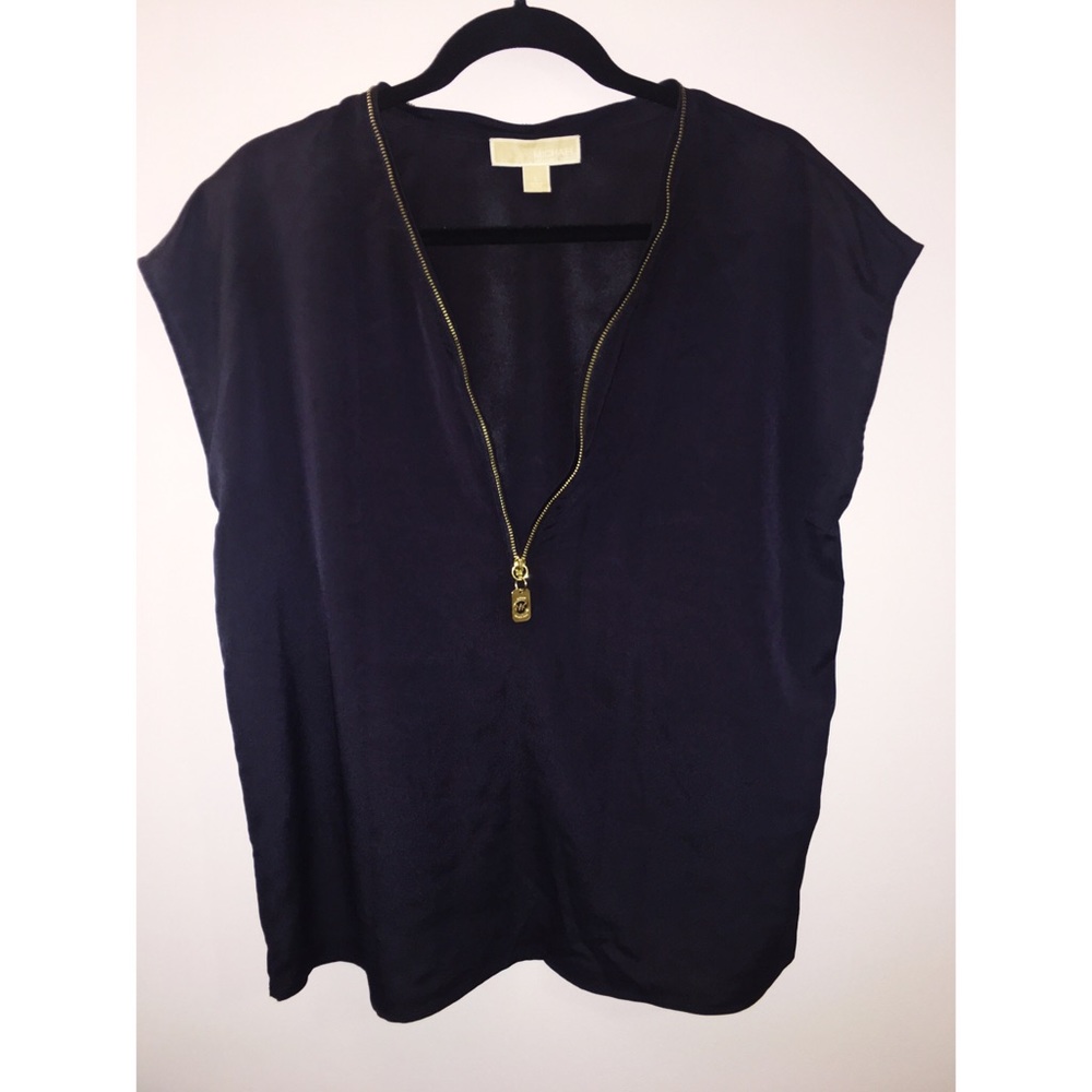 Navy Michael Kors zip-up