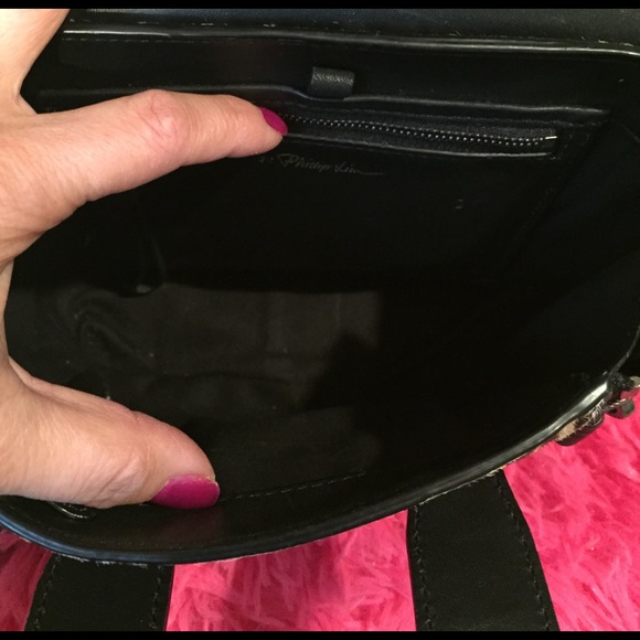 3.1 PHILIP LIM HORSEHAIR/ LEATHER HANDBAG - Picture 6 of 8