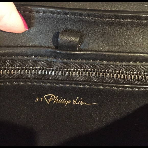 3.1 PHILIP LIM HORSEHAIR/ LEATHER HANDBAG - Picture 7 of 8