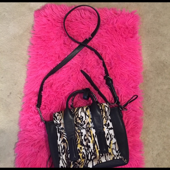 3.1 PHILIP LIM HORSEHAIR/ LEATHER HANDBAG - Picture 8 of 8