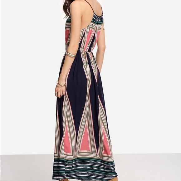 Halter maxi dress DR102 - Picture 3 of 4