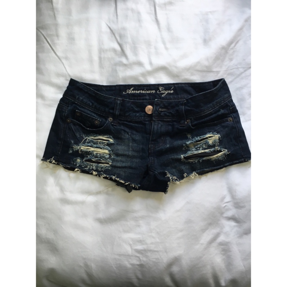 American Eagle Distressed Jean Shorts