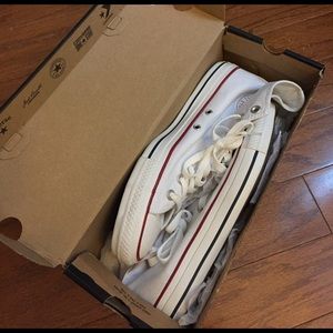 Brand new Men's Converse Allstar Hi (Optic White)