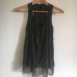 Lace and Colton lined Tank top