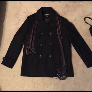 Men's Clairborne Wool-Blend Peacoat