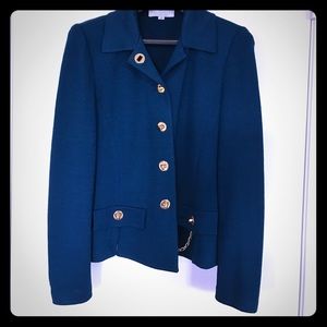 St. John Military Inspired Knit Jacket